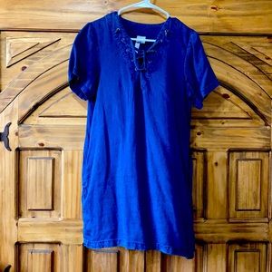 Denim soft dress